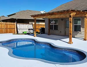 pool with Pergolas